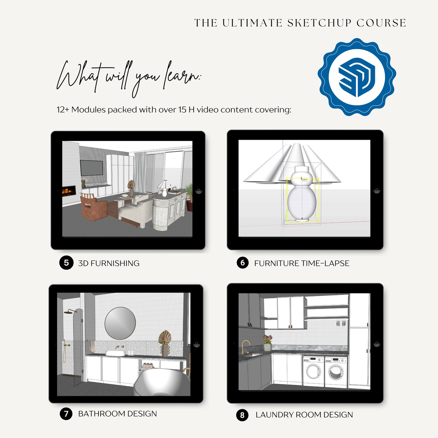 SketchUp & LayOut Course for Interior Designers