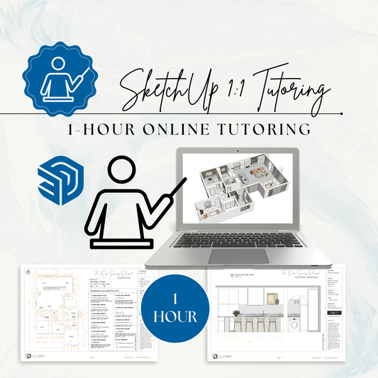 1:1 Virtual SketchUp Tutoring 🌟 1 HOUR