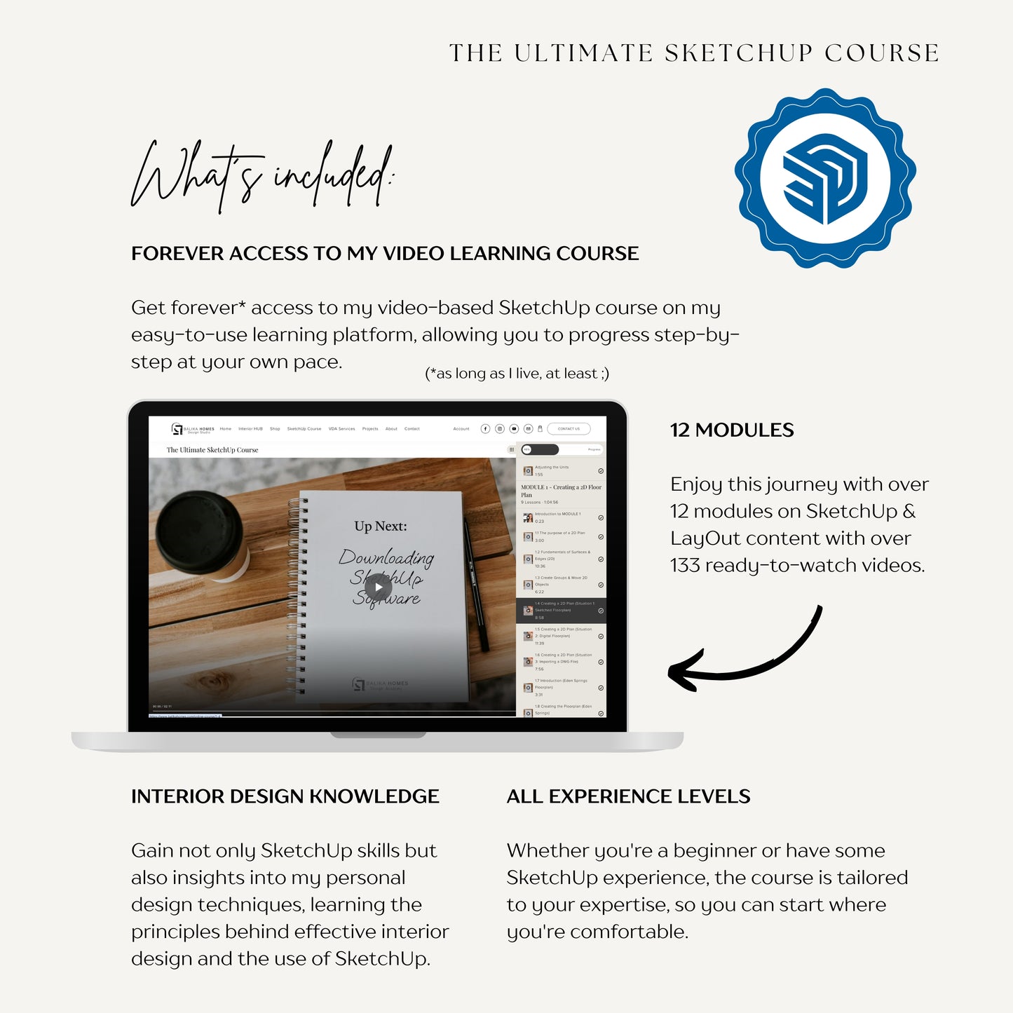 The Ultimate SketchUp Course 🌟 ONLINE COURSE