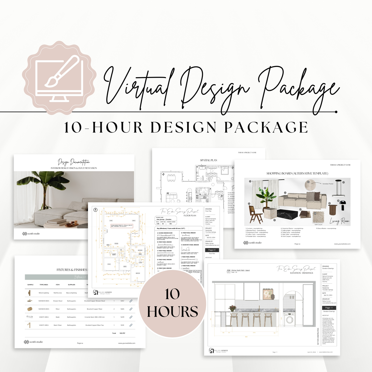Virtual Design Assistance - Interior Design Assistance - 10 HOURS ...