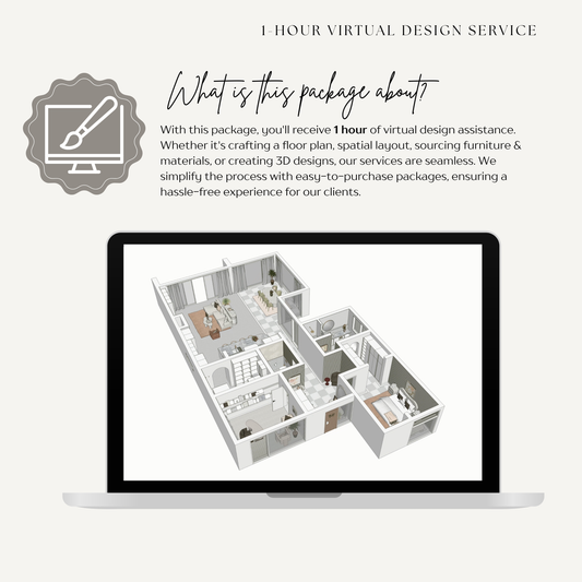 Virtual Design Assistance 🌟 Interior Design Assistance 🌟 1 HOUR