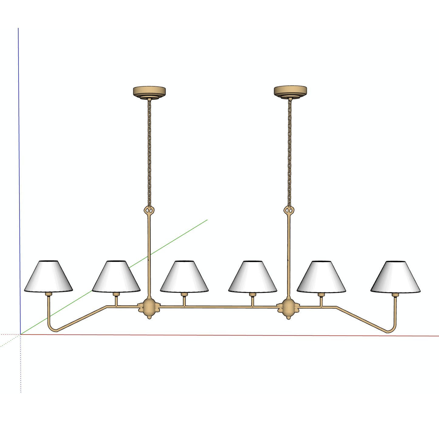 "VERONA" XL CHANDELIER - 3D SKETCHUP FILE (.skp)