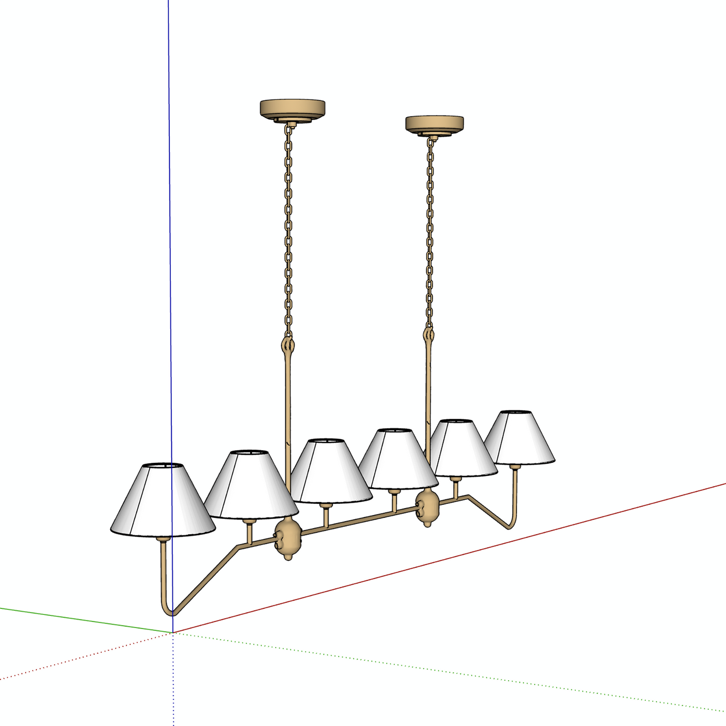 "VERONA" XL CHANDELIER - 3D SKETCHUP FILE (.skp)