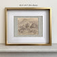 Framed Giclée Art Print "Mountain Range" 10.4” x 8.3” - MADE TO ORDER