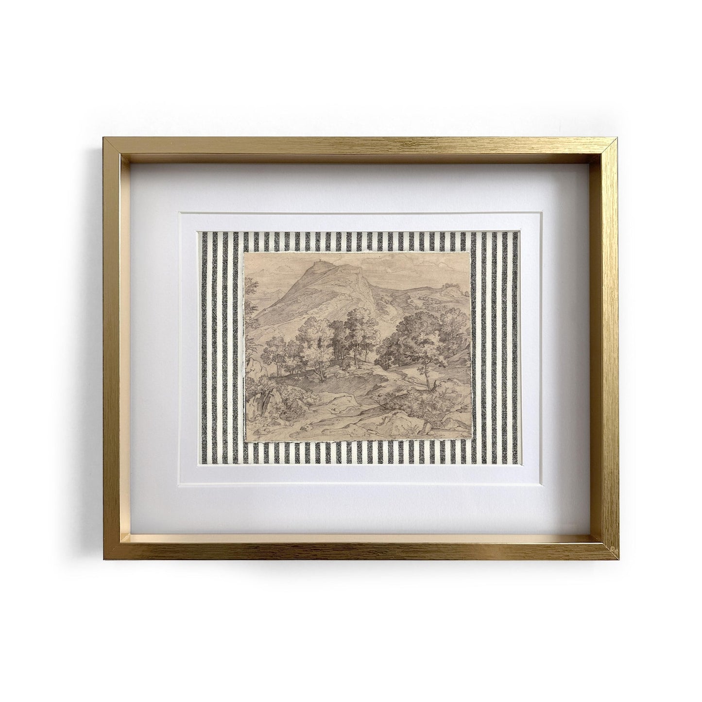 Framed Giclée Art Print "Mountain Range" 10.4” x 8.3” - MADE TO ORDER