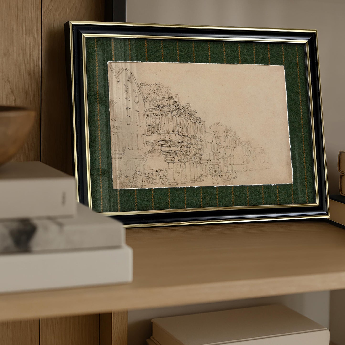 Framed Giclée Art Print "European Architecture " 12.6” x 9,3” - MADE TO ORDER